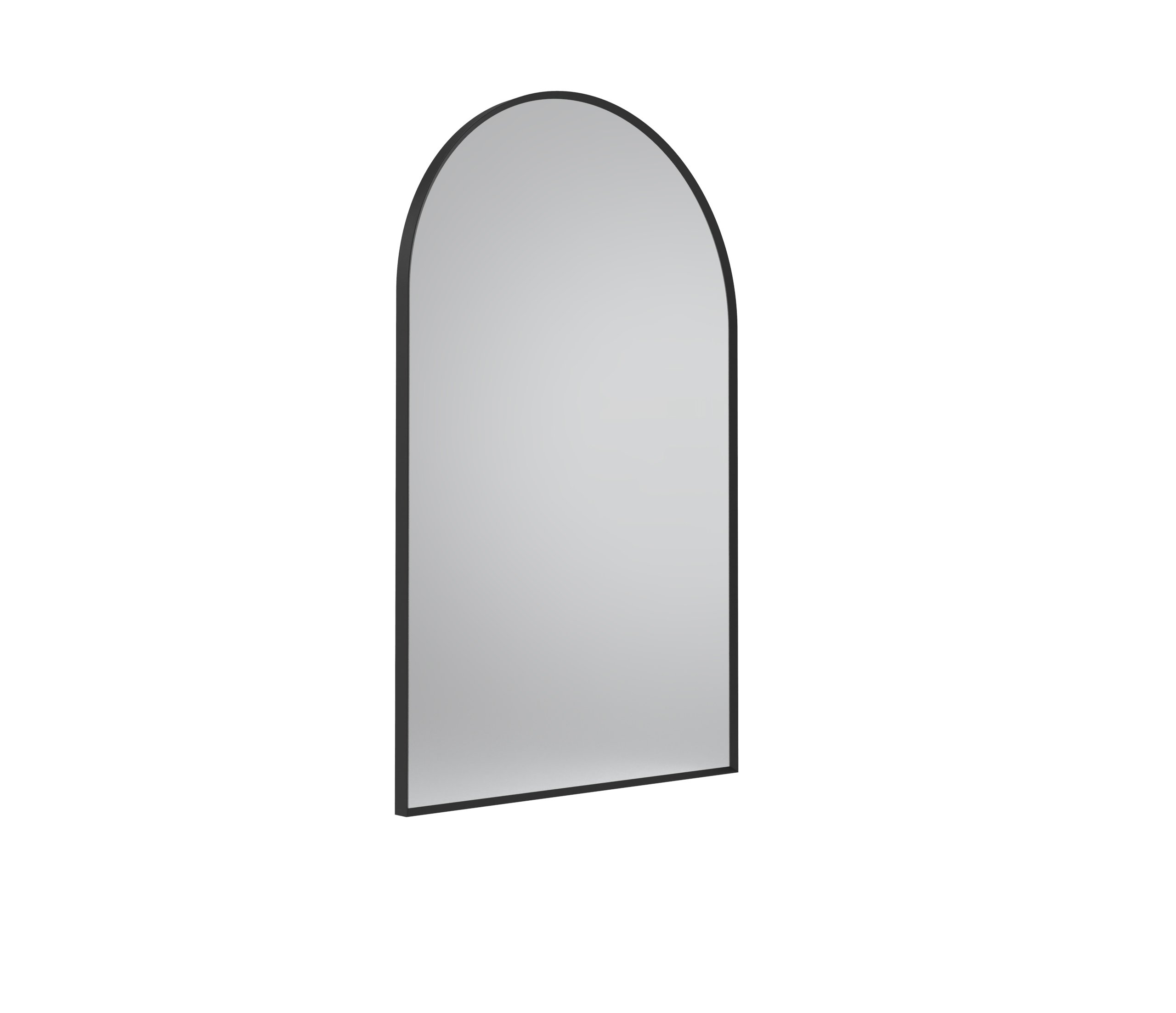 VERGE ARCH MIRROR 500 X 800MM BLACK