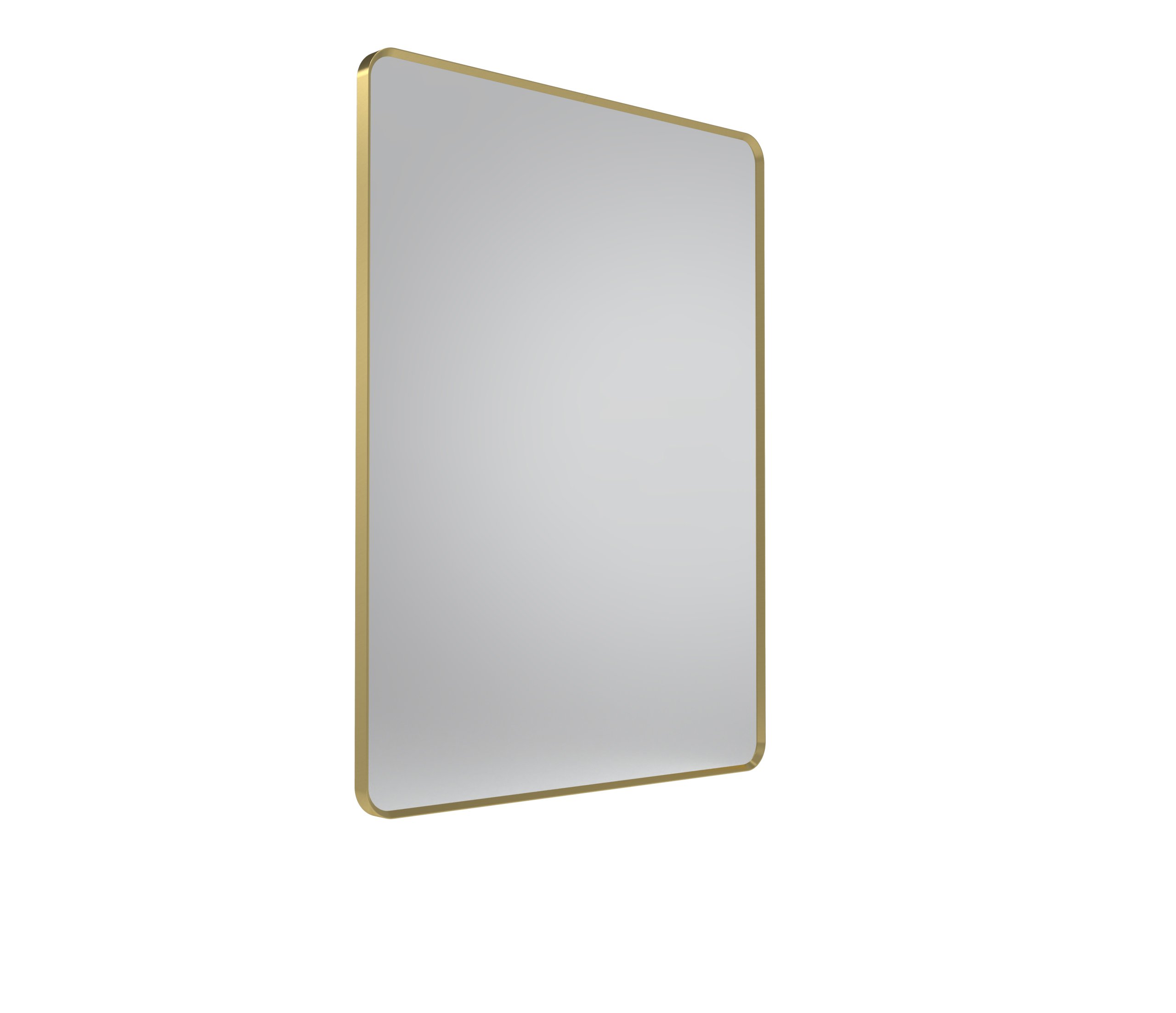 VERGE MIRROR 600 X 800MM BRASS