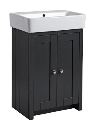 LANSDOWN 550 VANITY (UNIT ONLY) MATT BLACK