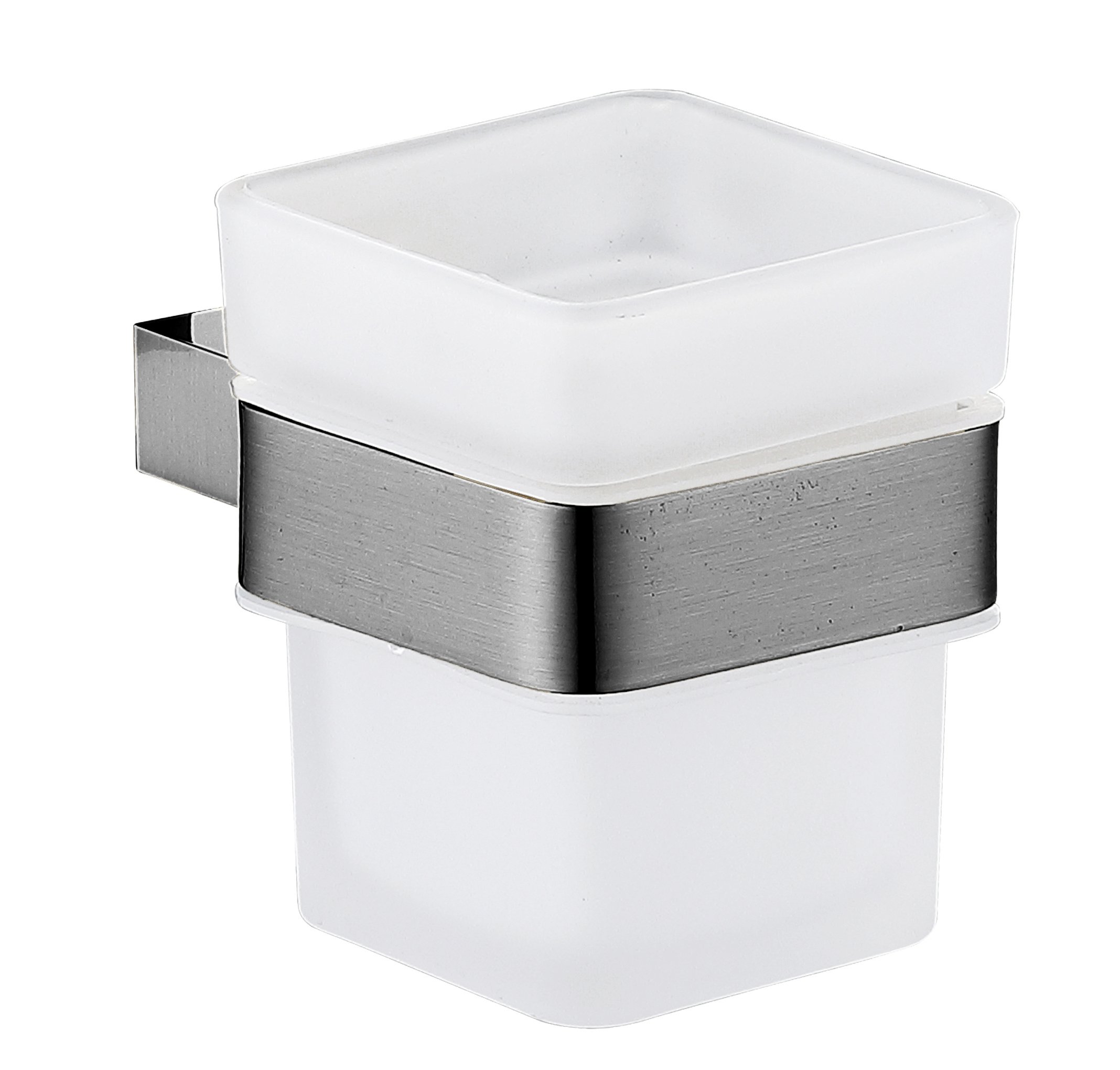 TUMBLER HOLDER & CUP GUNMETAL GREY