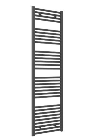 HD22 HEATED TOWEL RAILS 1800 X 500MM ANTRACITE FLAT