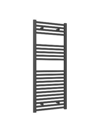 HD22 HEATED TOWEL RAILS 1200 X 500MM ANTHRACITE FLAT