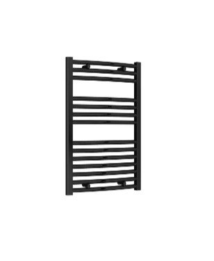 HD22 HEATED TOWEL RAILS 800 X 500MM BLACK FLAT