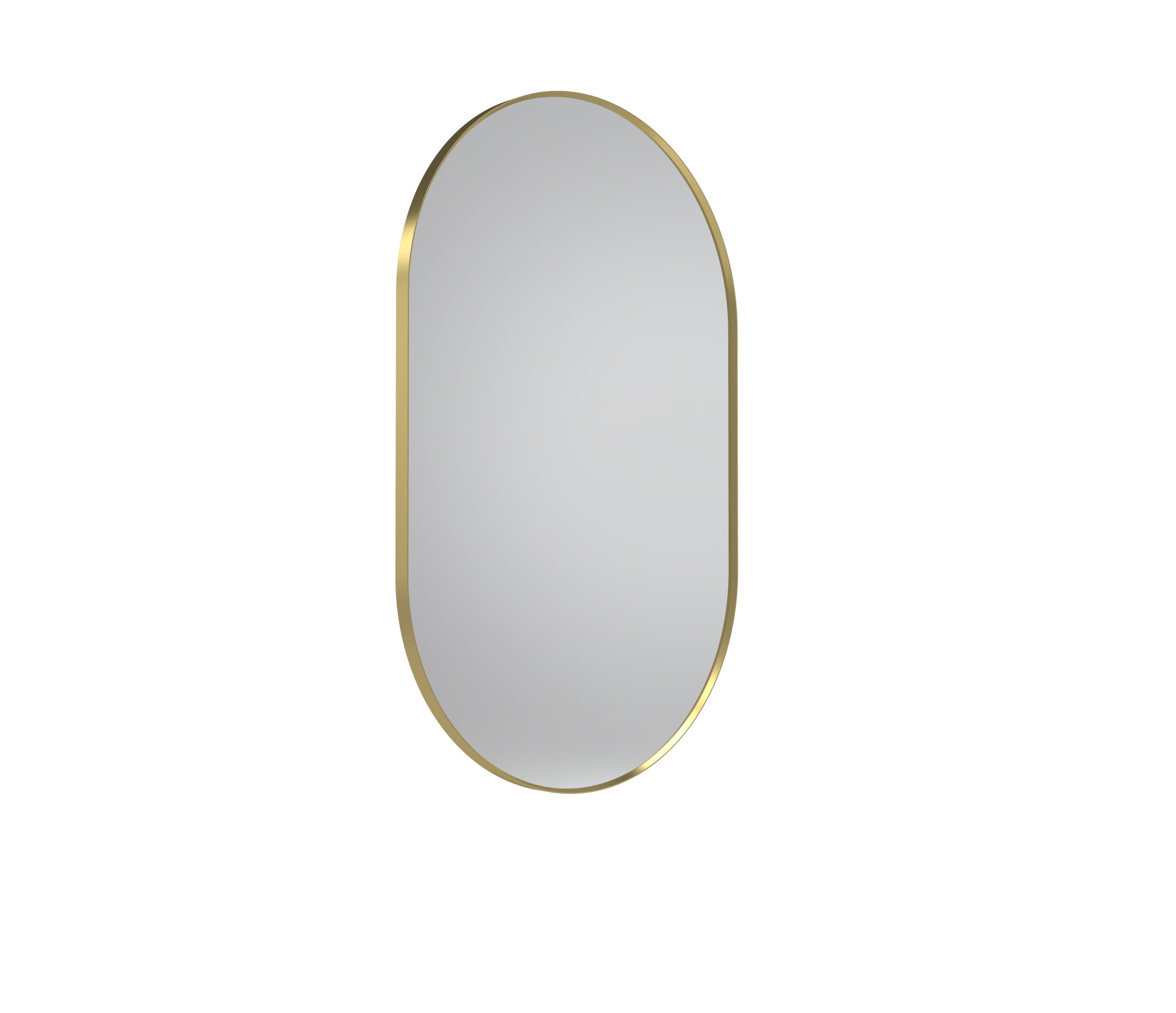 VERGE PILL MIRROR BRASS