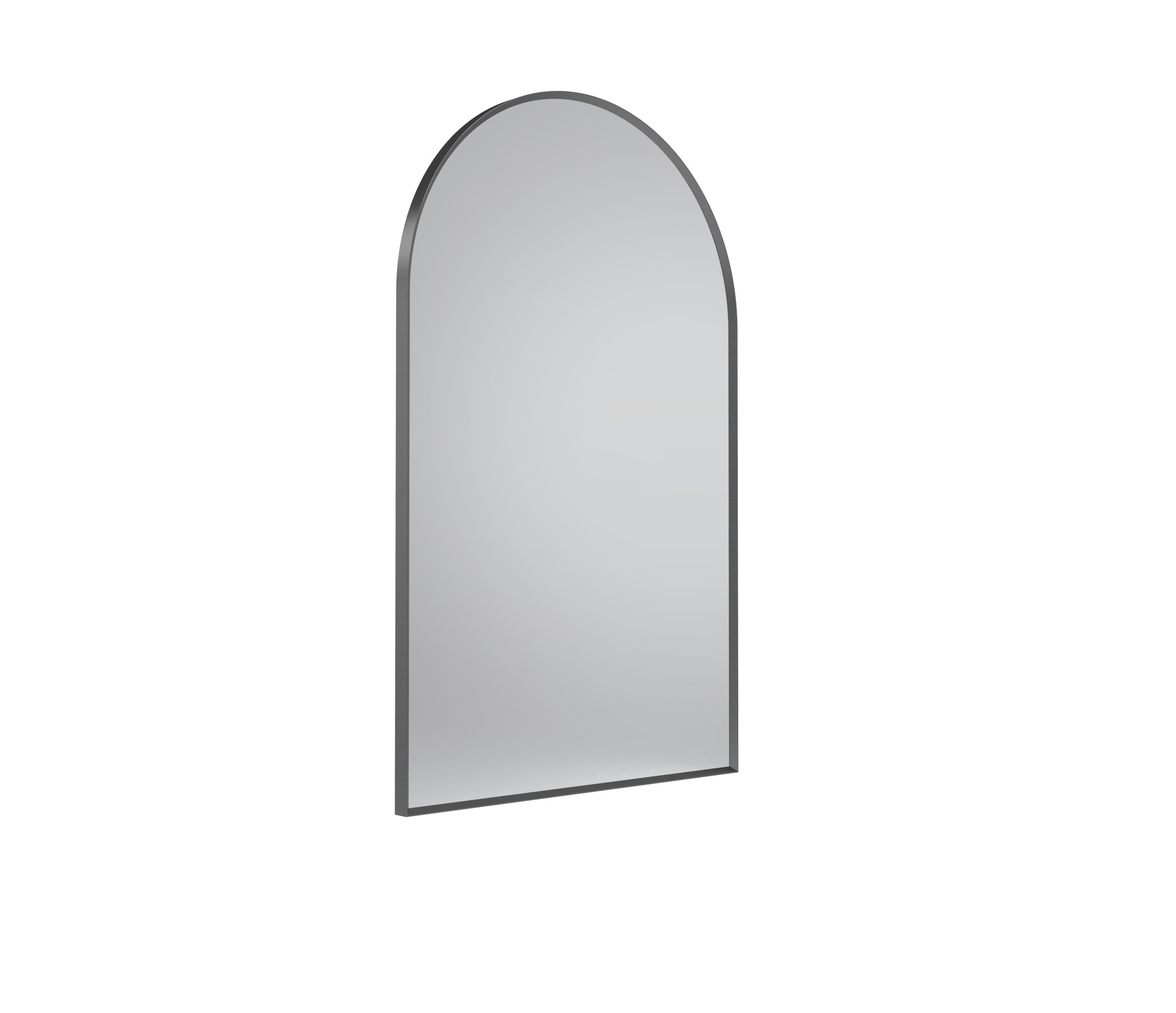 VERGE ARCH MIRROR 500 X 800MM GUNMETAL