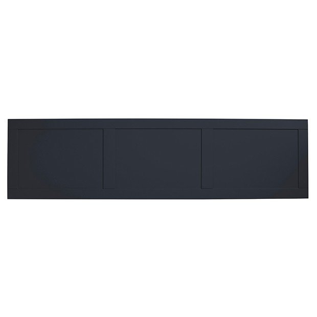 LANSDOWN 1700 BATH PANEL - MATT BLACK